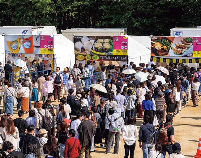 クラフト餃子フェスHIROSHIMA 2023 with 世界のビールとグルメスタジアム　@HIROSHIMA GATE PARK PLAZA