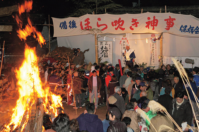 福豆を手に入れた後は、ホラ話に耳を傾けて