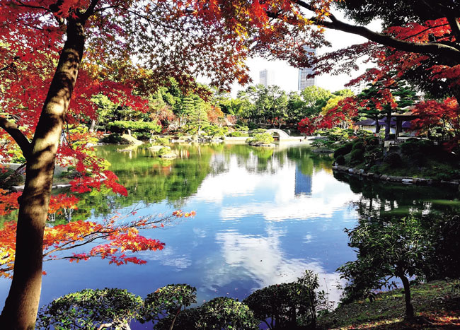 名勝 縮景園