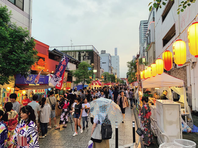 【中止】浴衣を着て商店街の夜店を楽しもう