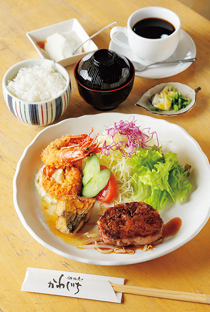 肉、魚どっちも食べたい！欲張りさん大満足のセット