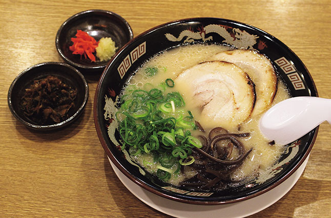 ?味変?するのも楽しい あっさりとんこつラーメン